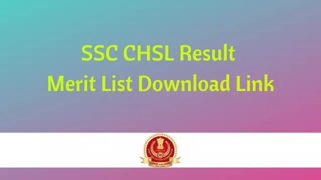 SSC CHSL Result