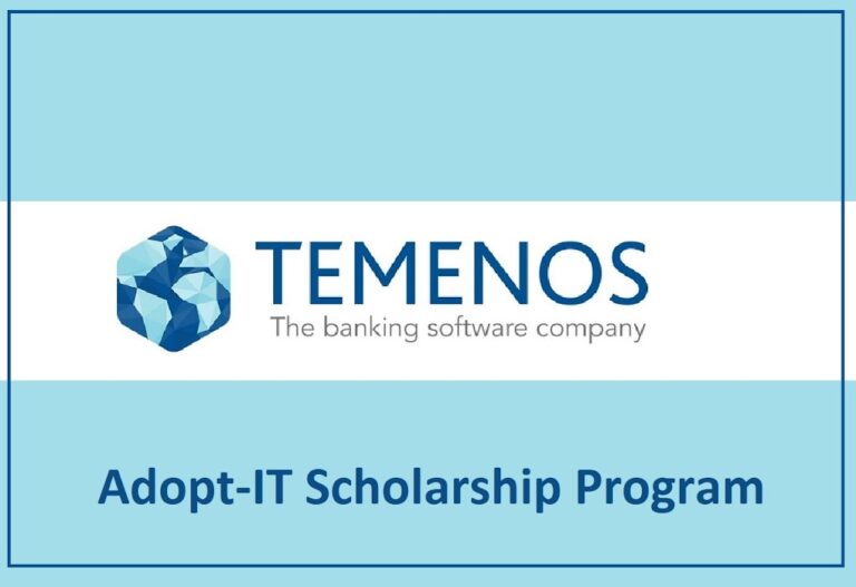 Temenos Adopt-IT Scholarship Program 2022 Eligibility, Apply Fast