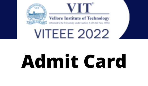 VITEEE Admit card
