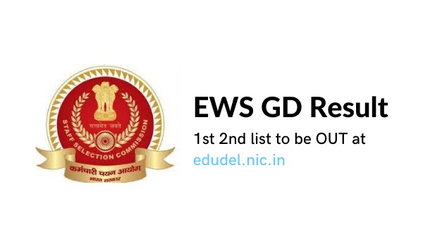 EWS DG Result 2022-23 1st 2nd list to be OUT at edudel.nic.in