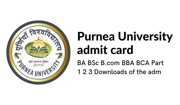 Purnea University admit card 2022