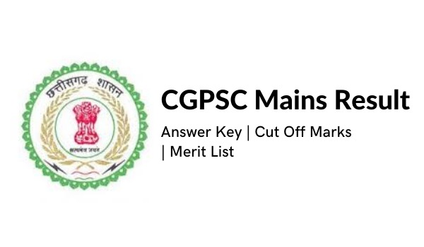 CGPSC Mains Result 2022