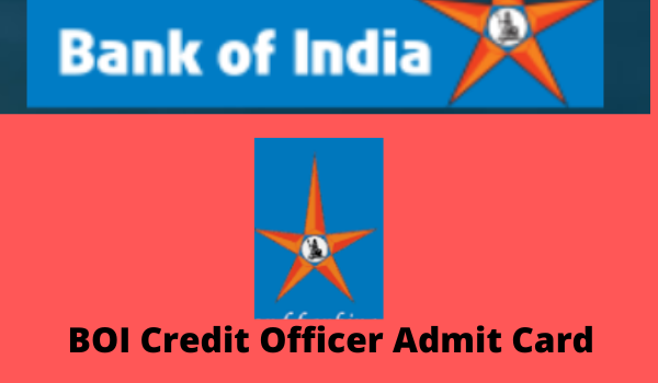 BOI Credit Officer Admit Card
