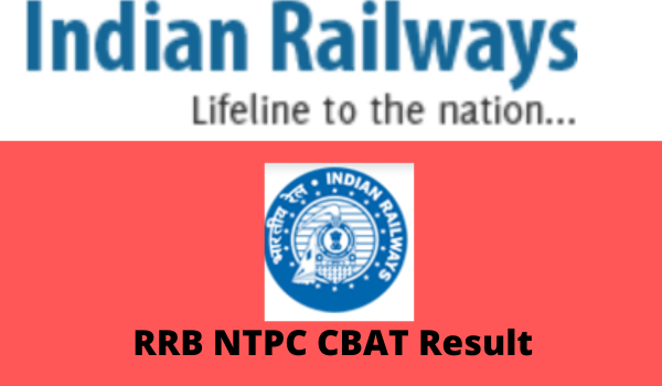 RRB NTPC CBAT Result