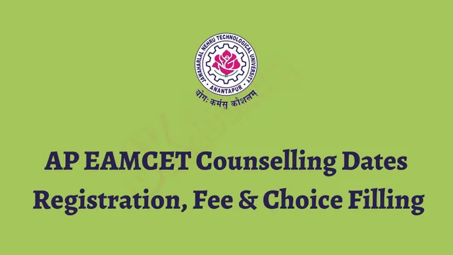AP EAMCET Counselling Dates 2022 Registration, Payment & Alternative Filling