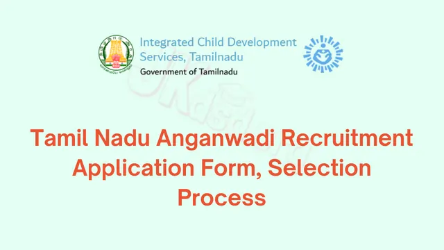 Tamil Nadu Anganwadi Recruitment