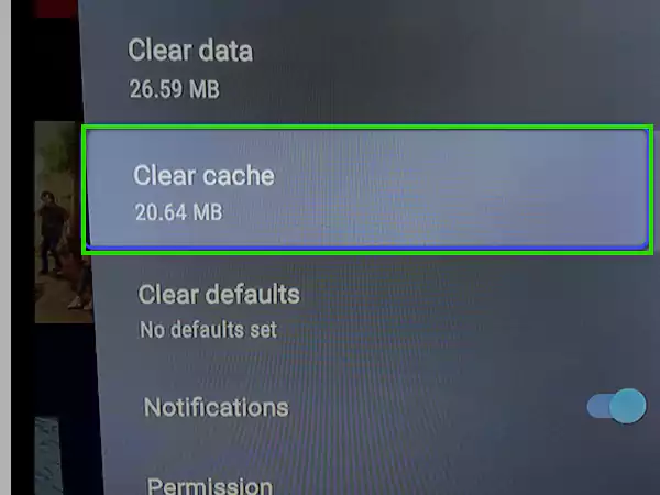 Go to Clear Cache