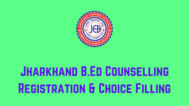Jharkhand B.Ed Counselling 