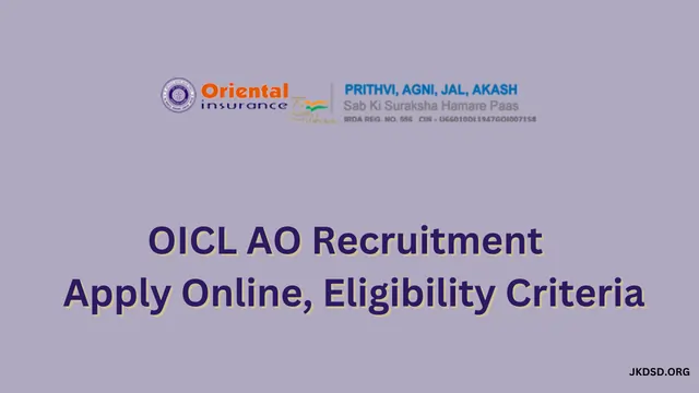 OICL AO Recruitment