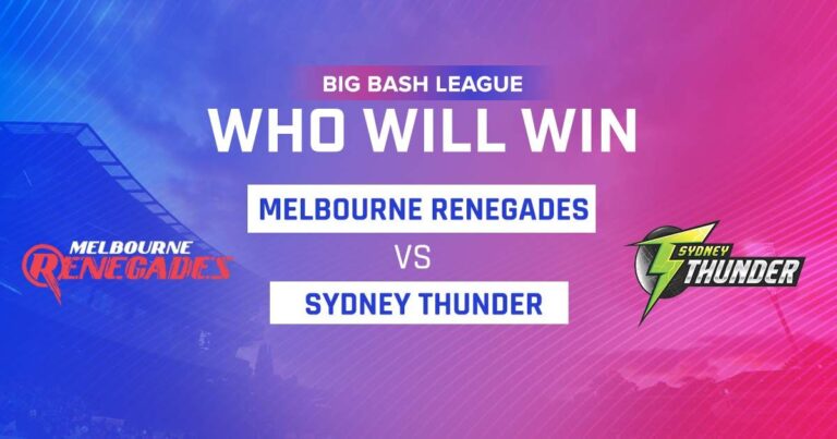 Big Bash League 2022: Melbourne Renegades vs Sydney Thunder
