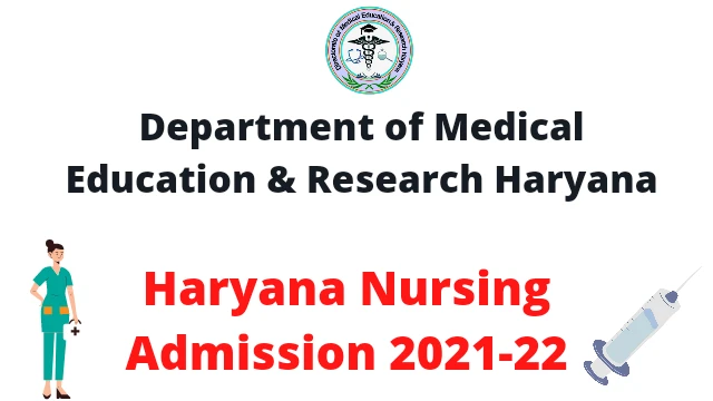 DMER Haryana Staff Nurse Vacancy 2022