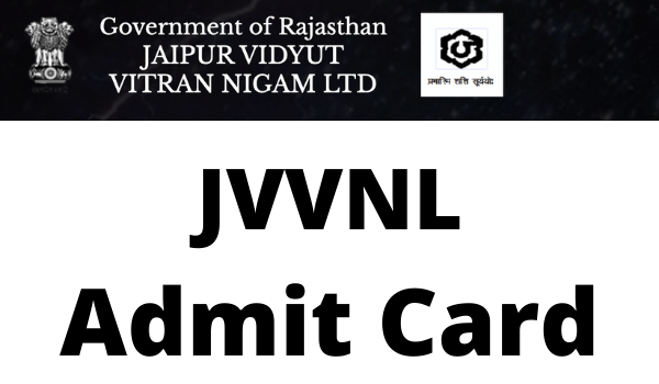 JVVNL Admit Card 2023 Technical Helper Exam Date, Hall Ticket Download