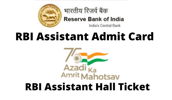 RBI Assistant Admit Card 2023 Hall ticket, Call Letter Download