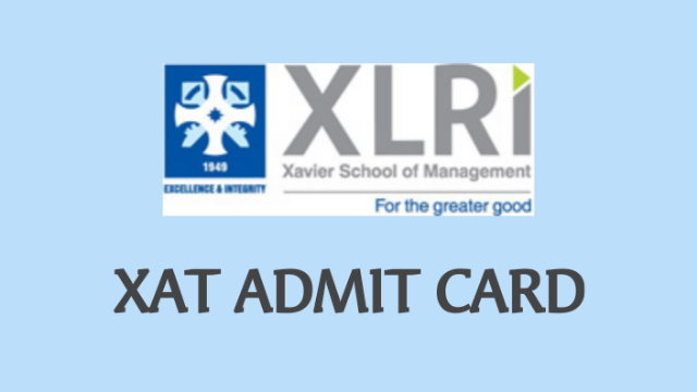 XAT Admit Card 2023 – Download, Release Today, Hall Ticket Link