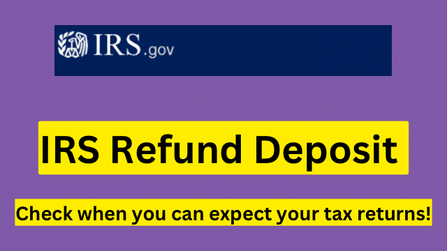 Check when you can expect your tax returns!