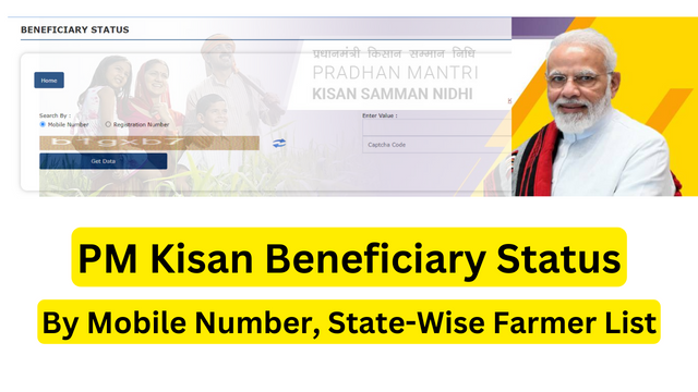 PM Kisan Beneficiary Status By Mobile Number, State-Wise Farmer List