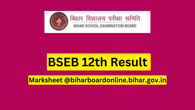 BSEB 12th Result 2023