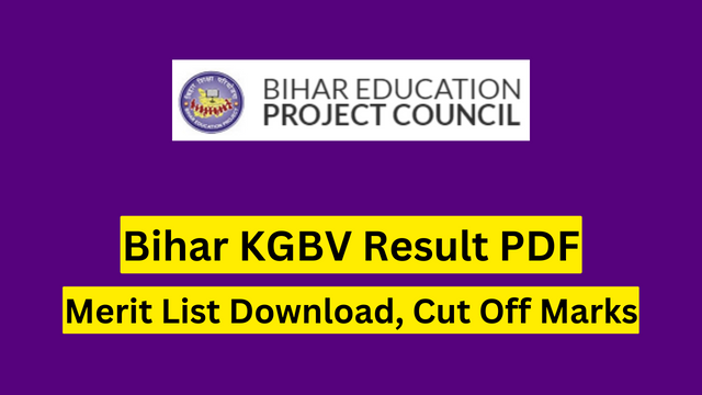 Bihar KGBV Result
