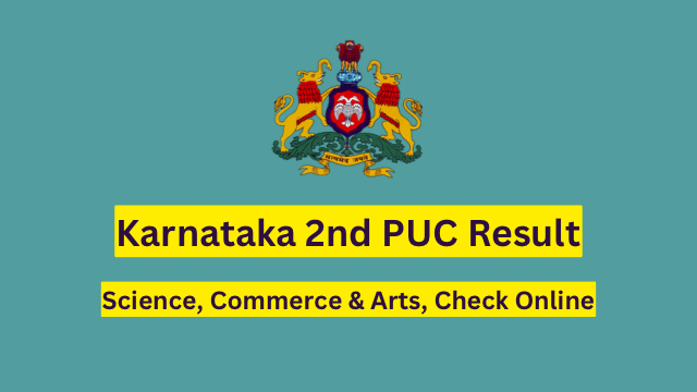 Karnataka 2nd PUC Result 2023 