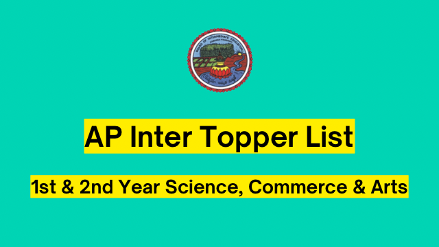 AP Inter Topper List 2023