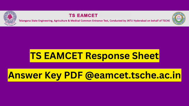 TS EAMCET 2023 Response Sheet
