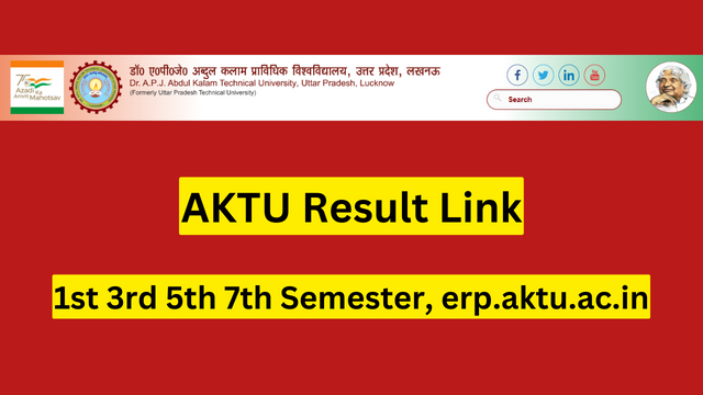 AKTU Result 2023 Link