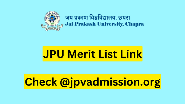 JPU Merit List Link