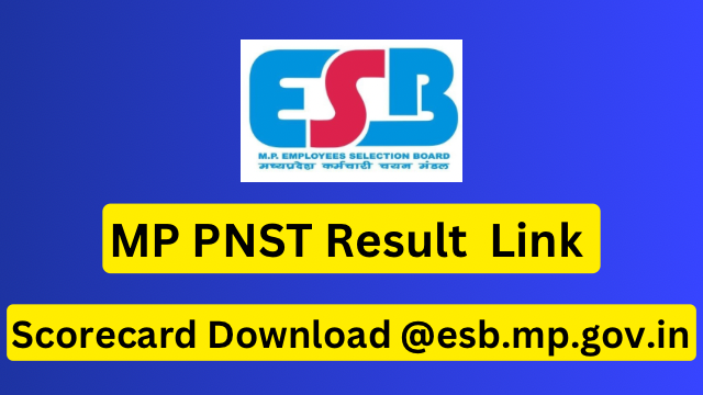 MP PNST Result 2023 Link