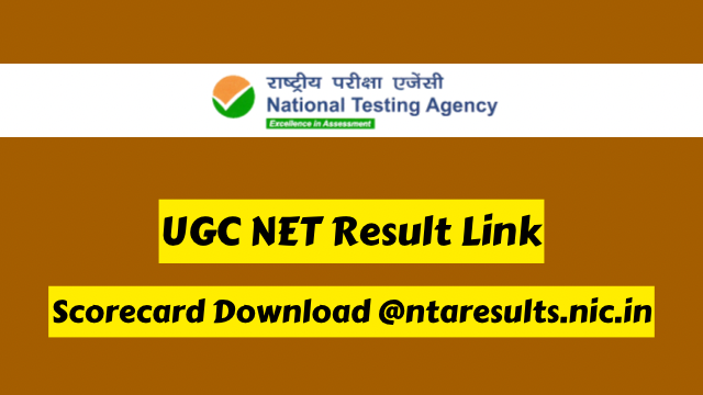 UGC NET Result 2023 Link