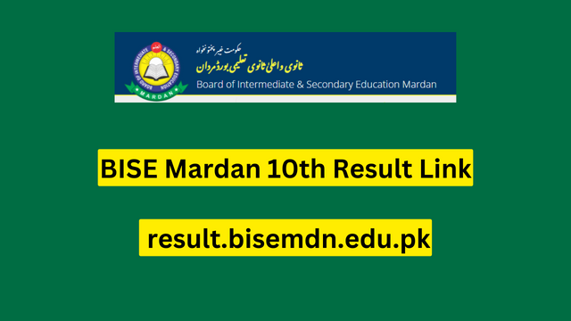 BISE Mardan 10th Result 2023