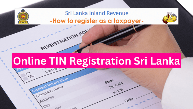 Online TIN Registration Sri Lanka – Step-by-step Guide Online @ird.gov.lk