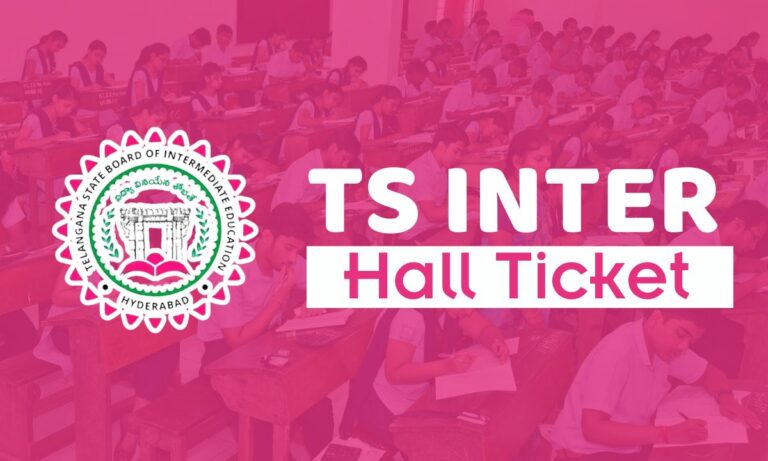 TS Inter Hall Ticket 2024 tsbie.cgg.gov.in, Junior College IPE 1st, 2nd Year Inter March Exams