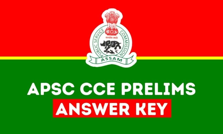APSC CCE Prelims Answer Key 2024, Download Question Paper Solution for 18 March Exam