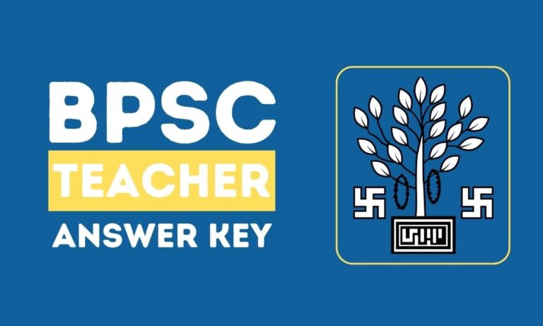 BPSC Teacher Answer Key 2024, Check TRE 3.0 Exam Question Paper and Solution