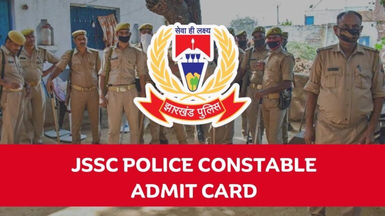 Jharkhand Police Admit Card 2024, JSSC Constable Exam Date, Check Paper Pattern