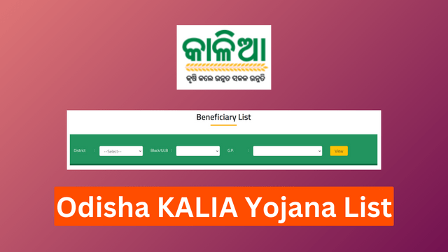 Odisha KALIA Yojana List – Check your Name @kalia.odisha.gov.in