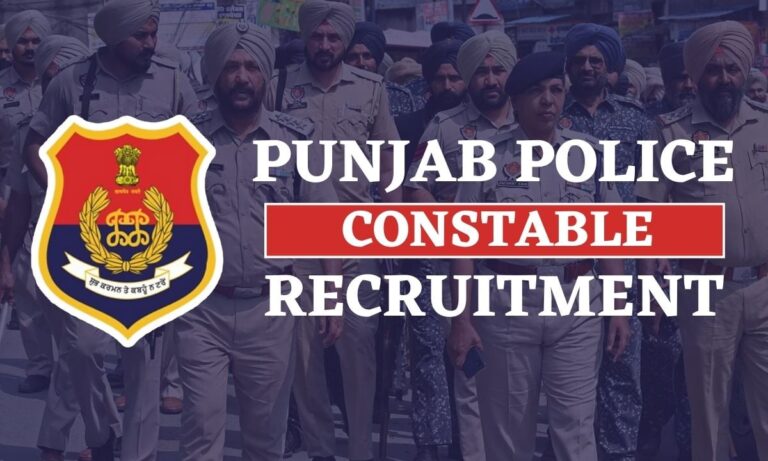 Punjab Police Recruitment 2024, PP Constable 1746 Vacancy Apply Online