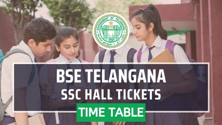 TS SSC Hall Tickets 2024, BSETS 10th Class Annual Exam Schedule Available