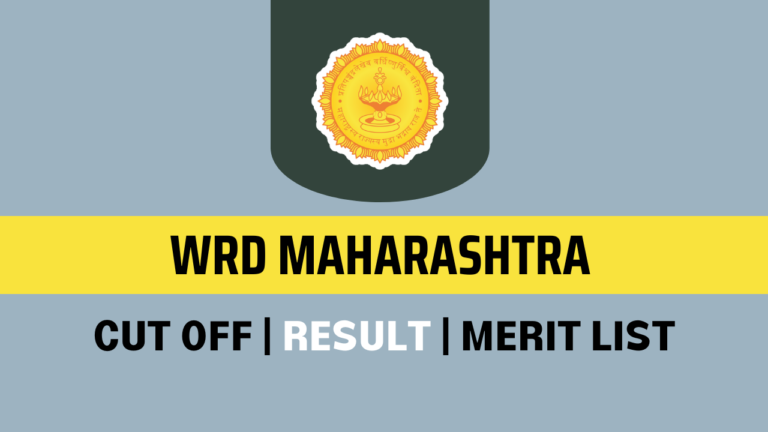 Maharashtra WRD Result 2024 Announced, Written Exam Cut Off Marks at wrd.maharashtra.gov.in