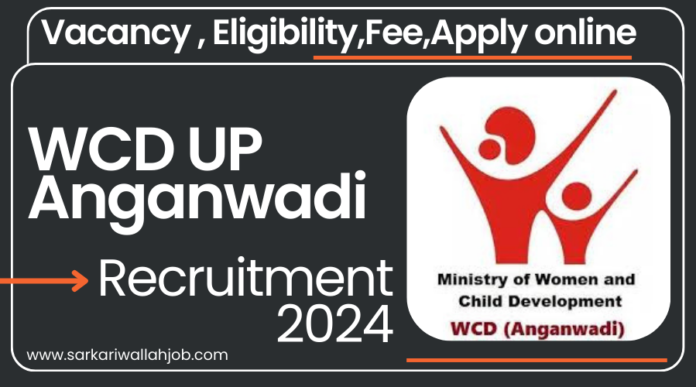 WCD UP Anganwadi Jobs Notification 2024