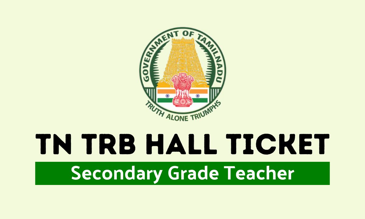 TN TRB Hall Ticket