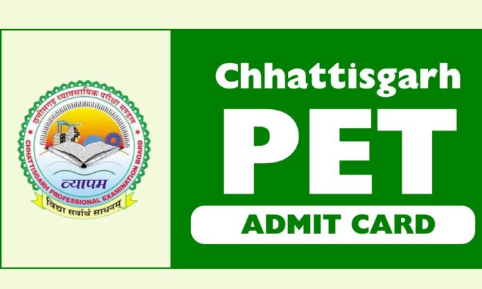 CG PET Admit Card