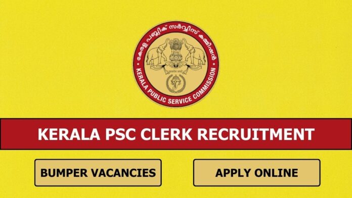 KERALA PSC CLERK RECRUITMENT