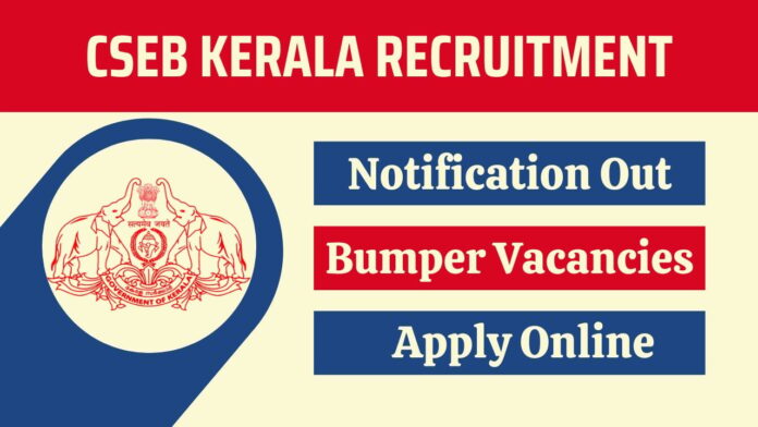 CSEB Kerala Recruitment