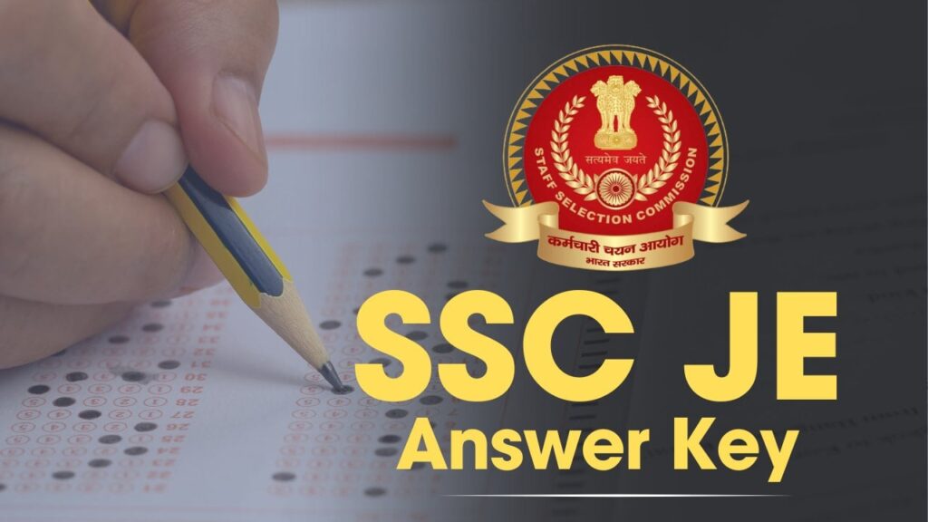 SSC JE Answer Key