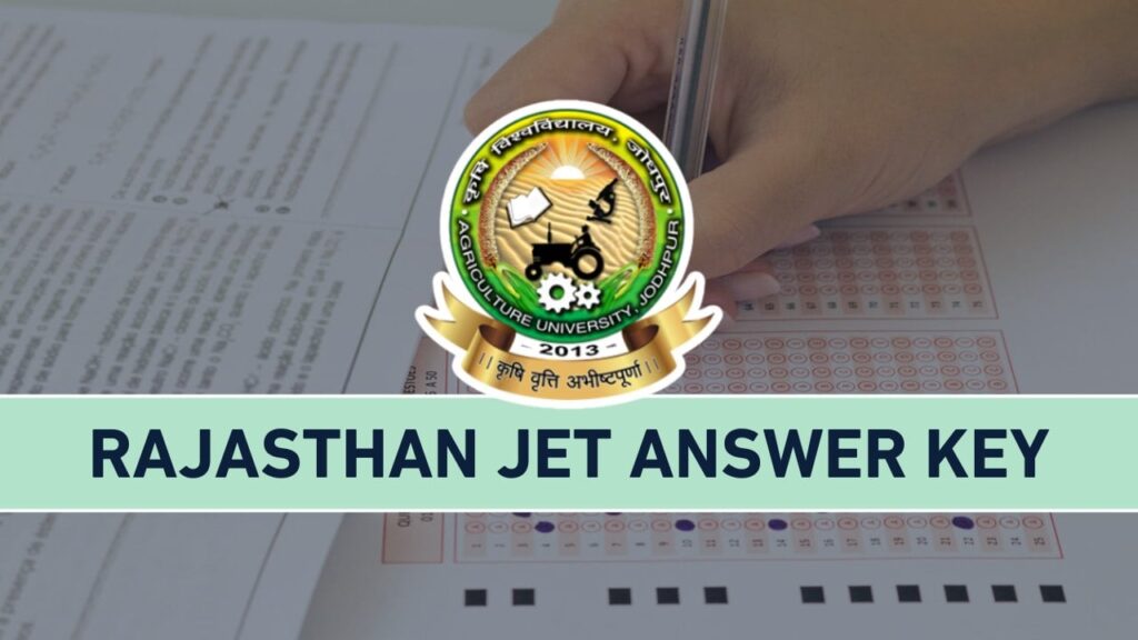 Rajasthan JET Answer Key