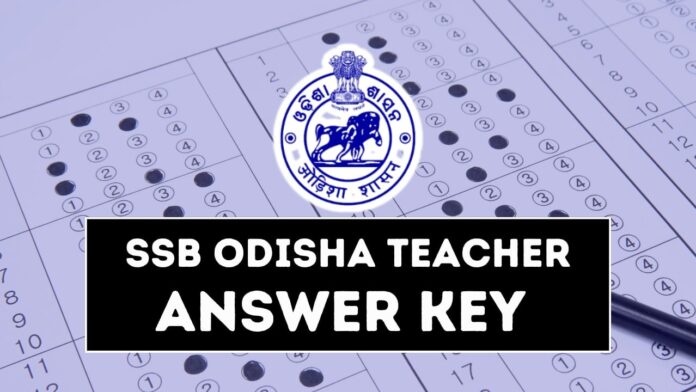 SSB Odisha Teacher Answer Key