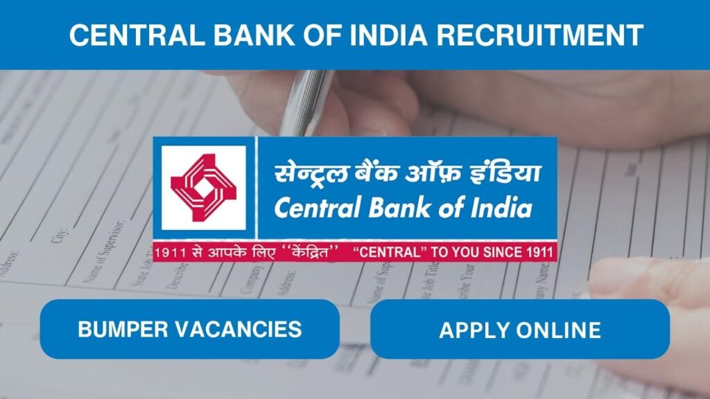 Central Bank of India Apprentice Recruitment