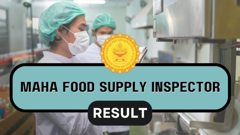 Maha Food Result 2024 Check Supply Inspector, Sr Clerk Exam Expetced Cut Off Marks