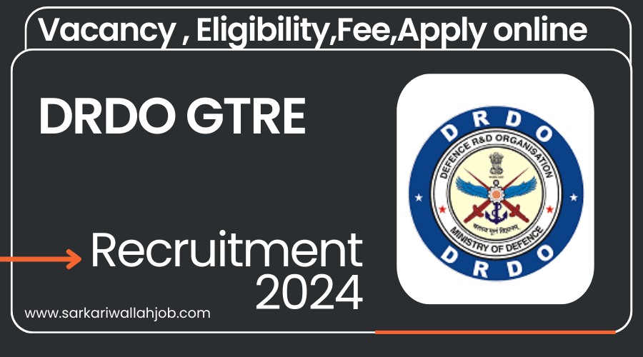 DRDO GTRE JRF Jobs Notification 2024